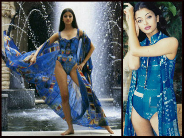 మోడలింగ్ రోజుల్లో బికినీలో...