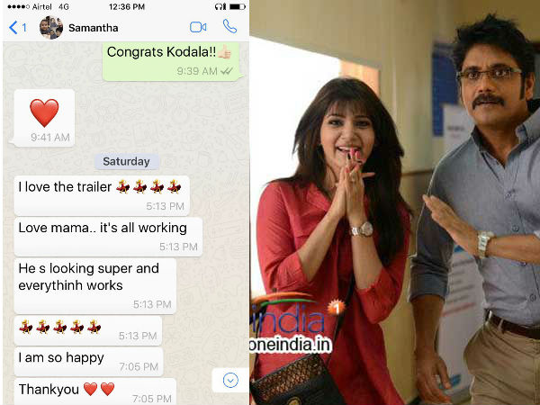 షేర్ చేసుకున్న సమంత