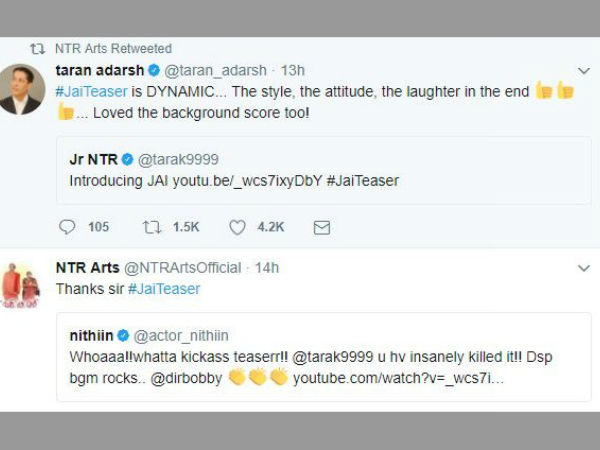 నితిన్, తరణ్ ఆదర్శ్