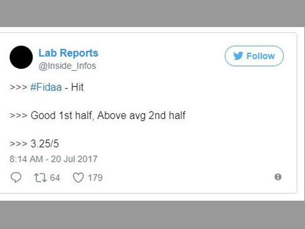 గుడ్ ఫస్టాఫ్, యావరేజ్ సెకండాఫ్