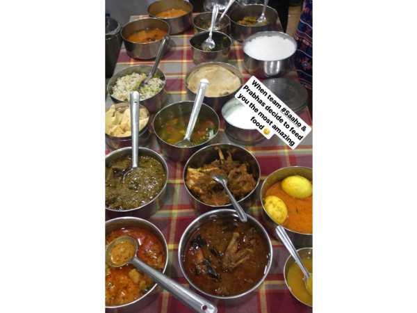 20 రకాల వంటకాలతో...