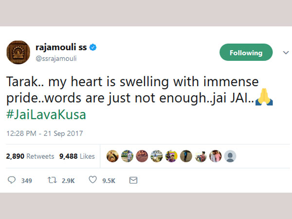 హృదయం వాపెక్కిందన్న రాజమౌళి