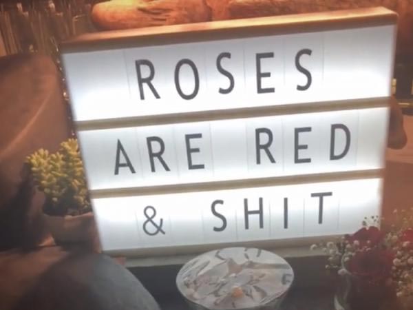 రోజెస్ ఆర్ రెడ్ అండ్ షిట్