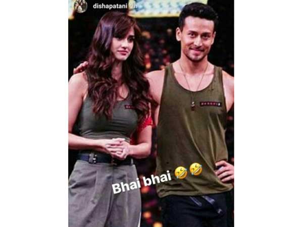 Disha Patani calls rumored boyfriend Tiger Shroff bhai