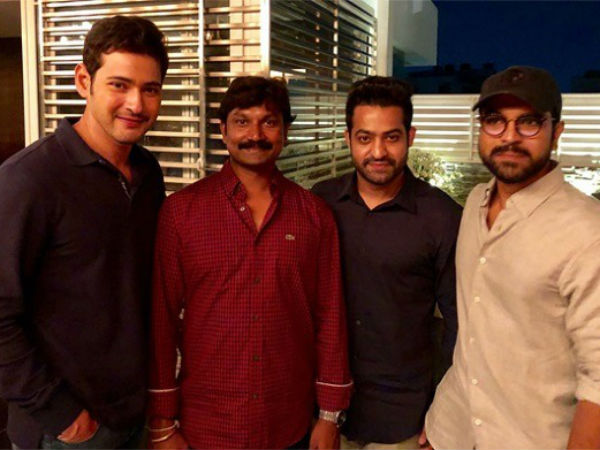  పార్టీలో మహేష్, తారక్, చరణ్