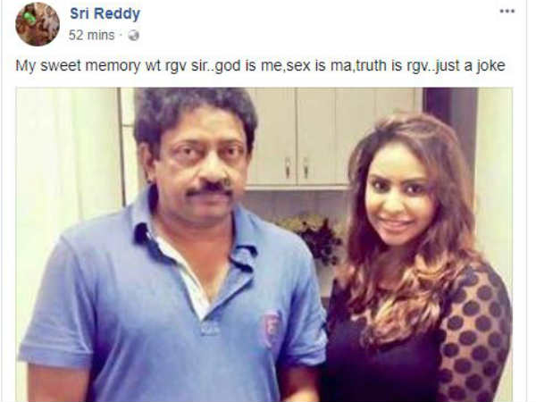 రామ్ గోపాల్ వర్మ గురించి శ్రీరెడ్డి