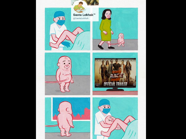  రేస్ 3 ట్రైలర్ చూసిన తర్వాత పరిస్థితి ఇదీ