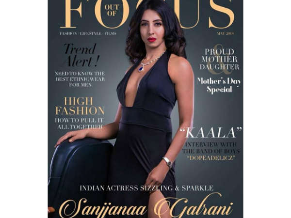Sanjjanaa Galrani Sizzles in OUT of FOCUS latest cover Sanjjanaa Galrani Sizzles in OUT of FOCUS latest cover