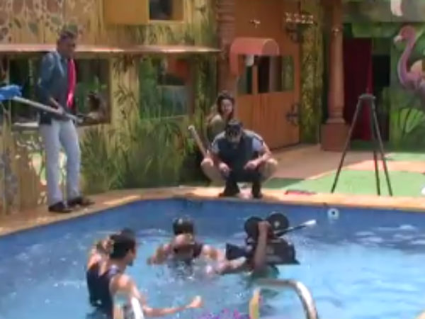 స్విమ్మింగ్ పూల్‌లో రచ్చ 