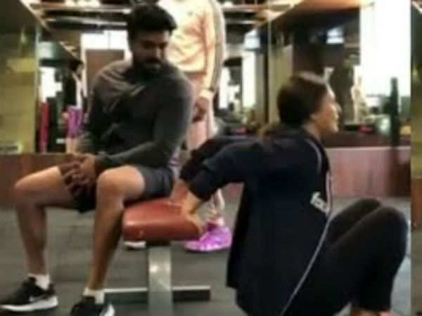 Upasana, RamCharan fitness video goes viral Upasana, RamCharan fitness video goes viral