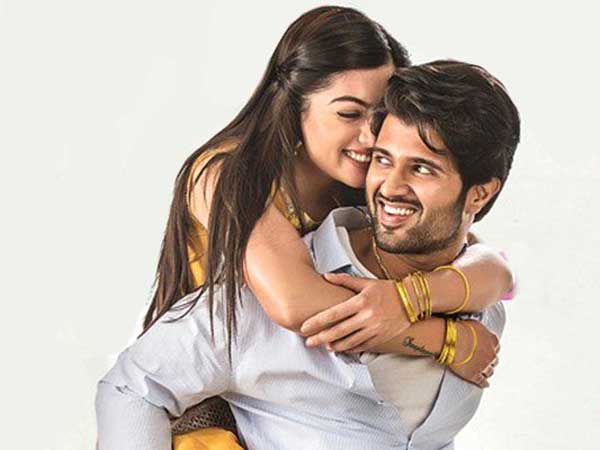 విజయ్‌ వీపుపై రష్మిక 
