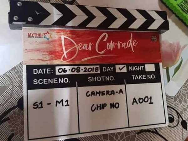 Dear Comrade movie team gives clarity on speculations Dear Comrade movie team gives clarity on speculations