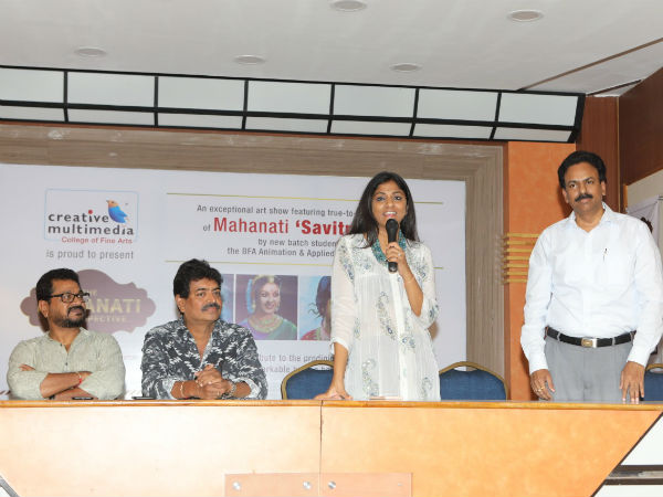 Creative multimedia Great tribute to Mahanati