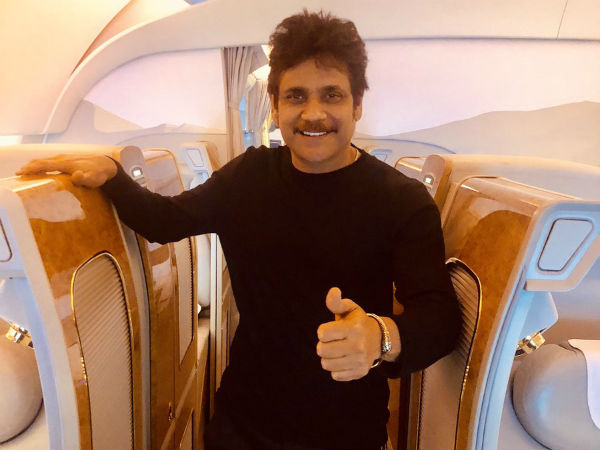 జెట్ ప్లైట్ ఎక్కిన అనంతరం నాగ్ ఇలా...