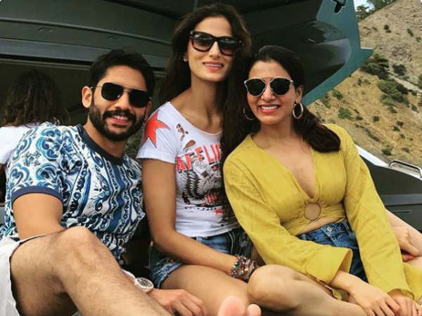 శిల్పారెడ్డితో కలిసి చైతు-సామ్