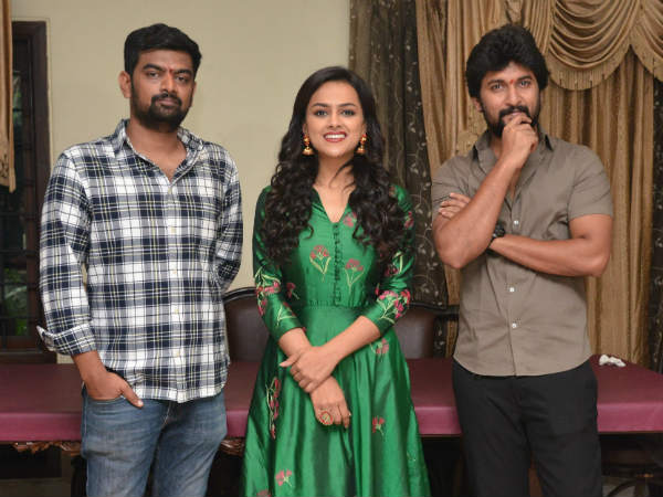 Nanis JERSEY has completed its formal pooja by Trivikram Srinivas