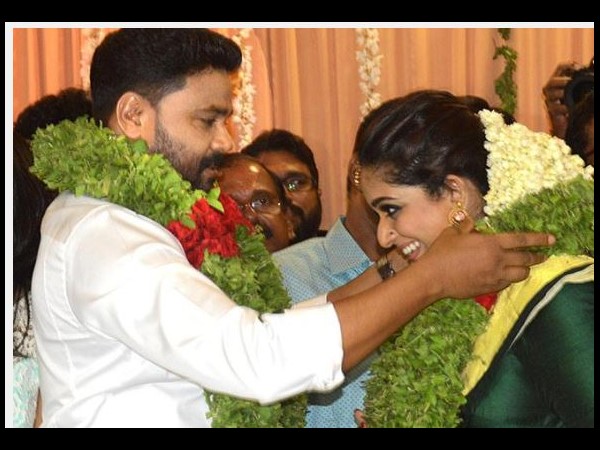 2016లో కావ్య, దిలీప్ వివాహం