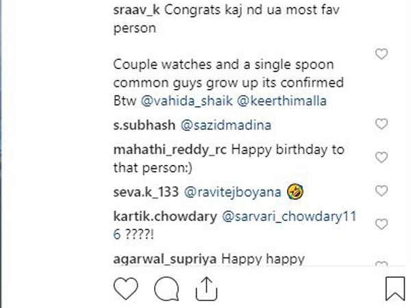  కాజల్ గురించి నెటిజన్ల కామెంట్లు