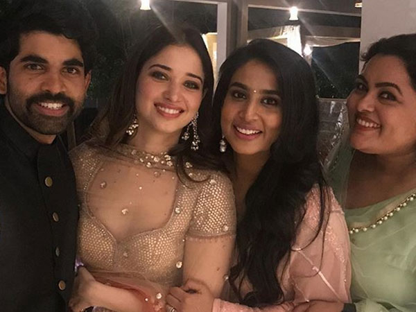 తమన్నాతో కార్తికేయ-పూజ