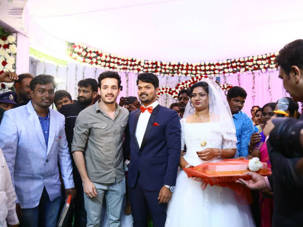 Akhil Akkineni attended his personal employee marriage
