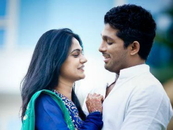 భార్యతో అల్లు అర్జున్ చిలిపి గొడవ..