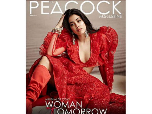 మతి పోగొట్టిన జాహ్నవి కపూర్ అందం