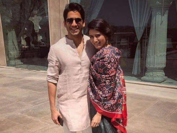 సంగీత్‌లో సమంత, నాగ చైతన్య