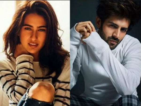 Sara Ali Khan and Kartik Aaryan spotted together inside a car