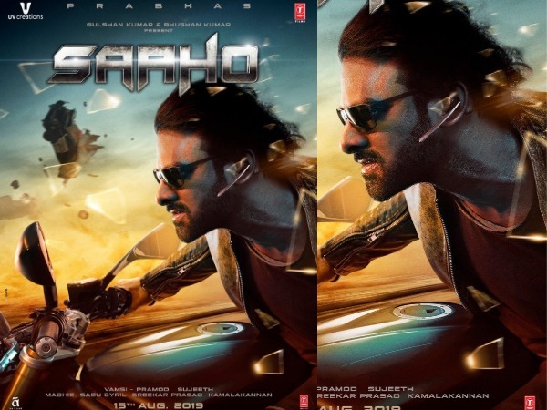 New poster from Prabhas Saaho New poster from Prabhas Saaho