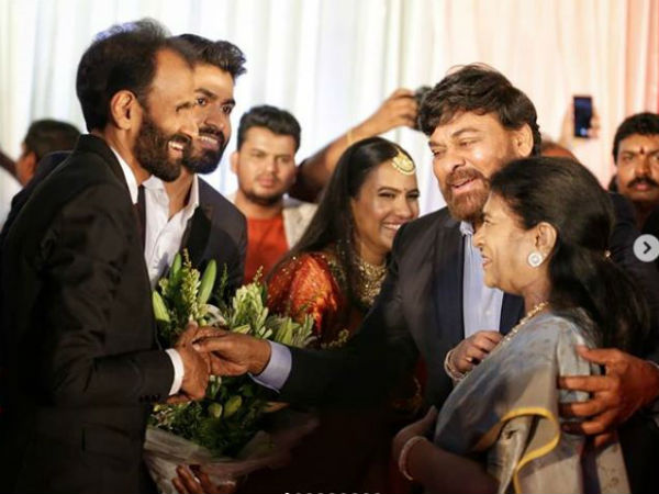 చిరంజీవి నివాసానికి వచ్చిన రాజ్ కుమార్ తనయులు