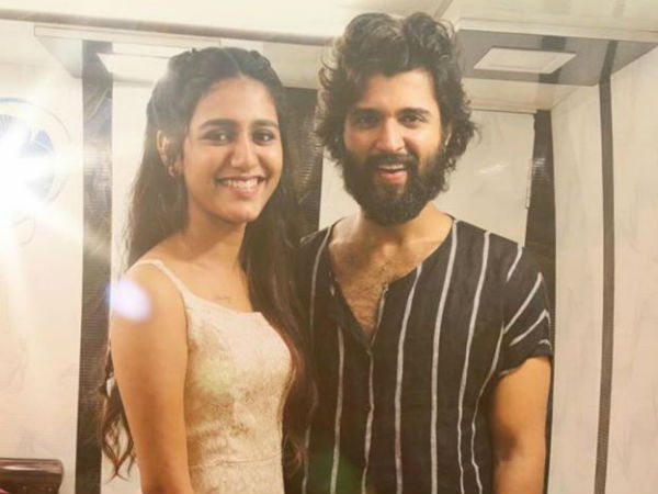 ప్రియాప్రకాష్ గదిలో విజయ్ దేవరకొండ 