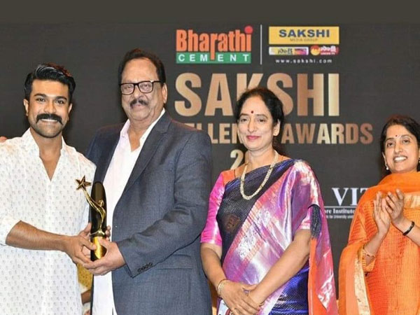 Ram Charan got Best Hero Award