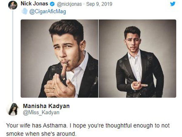 Priyanka Chopra husband Nick Jonas trolled heavily on Cigeratte smoking
