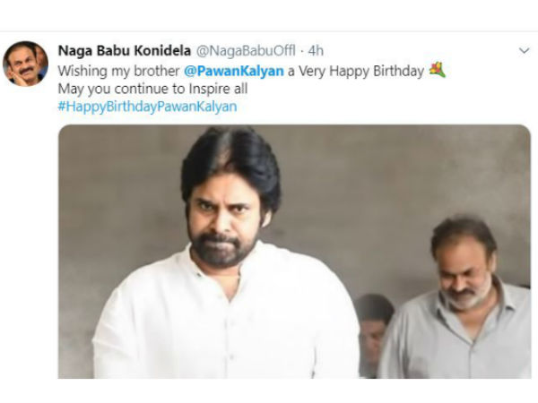 మెగా బ్రదర్ నాగబాబు విషెస్