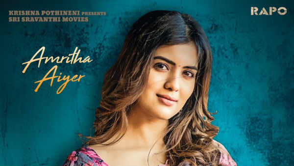 Ram Pothinenis RED: Amritha Aiyer Look released 