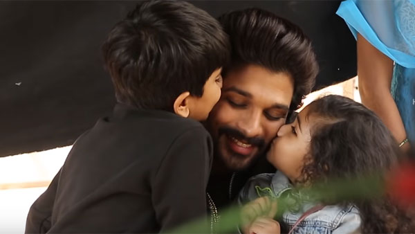 అల్లు అయాన్, అర్హ సందడి