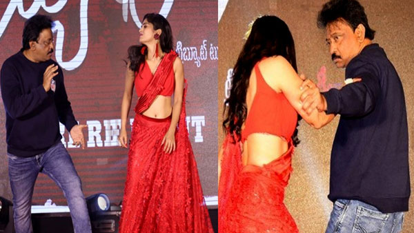 హీరోయిన్తో రెచ్చిపోయిన వర్మ