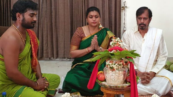 వాళ్ళతో జాలీగా రోజా.. అలా ఎంజాయ్!