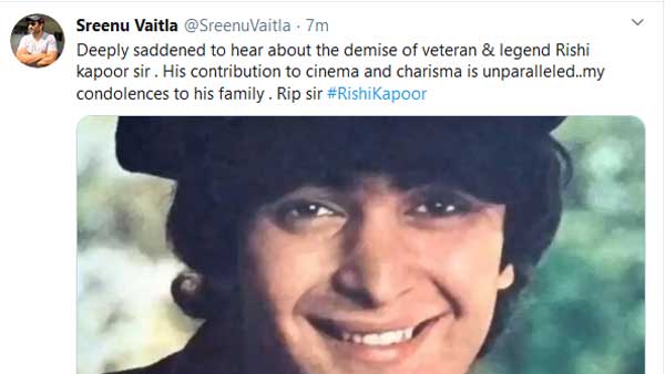 తీవ్రంగా కలిచివేసింది.. శ్రీనువైట్ల