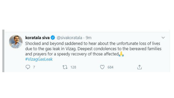 షాక్ గురయ్యాను.. కొరటాల శివ