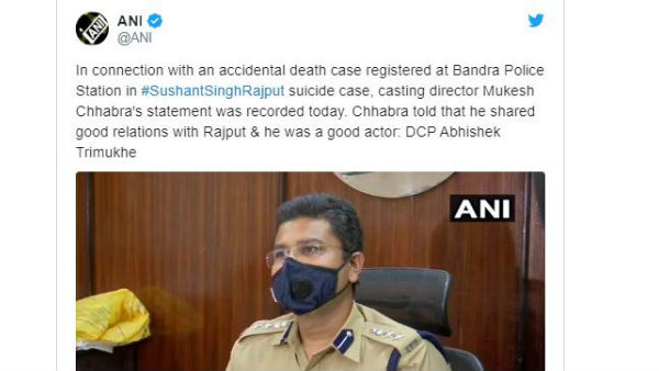 ముఖేష్ విచారణ అనంతరం డీసీపీ ట్వీట్