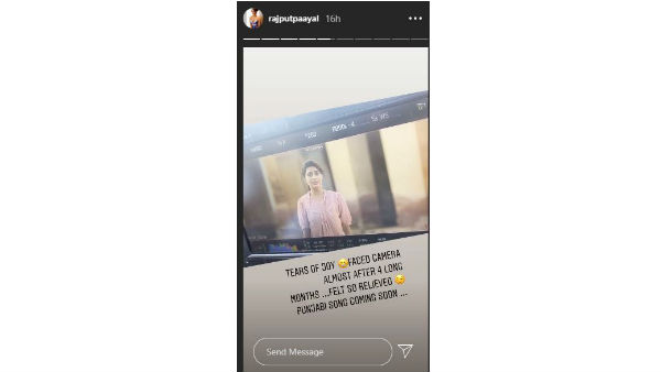  Payal Rajput Felt Happy For Facing Camera After 4 Months