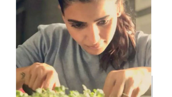 టెర్రస్ గార్డెన్‌తో సమంత అక్కినేని