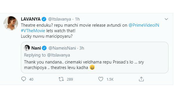 5YrsForMemorableBBM Lavanya Tripathi And Nani About V Movie