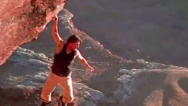 మిషన్: ఇంపాజిబుల్ 2 క్లిఫ్‌యాంగర్ షాట్