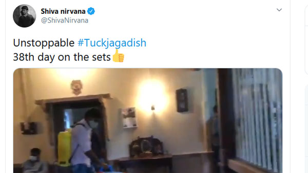 Shiva Nirvana Shares Tuck Jagadish Set Precautions