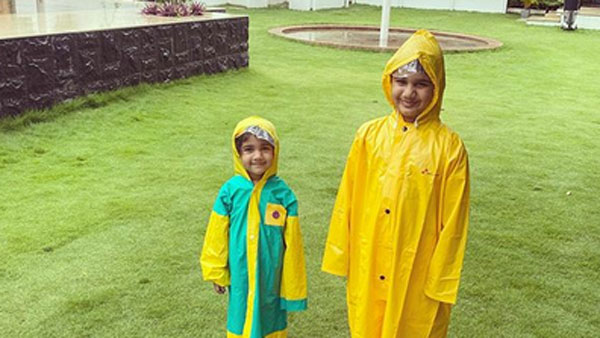 దెయ్యాల వేశాలతో బన్నీ పిల్లలు