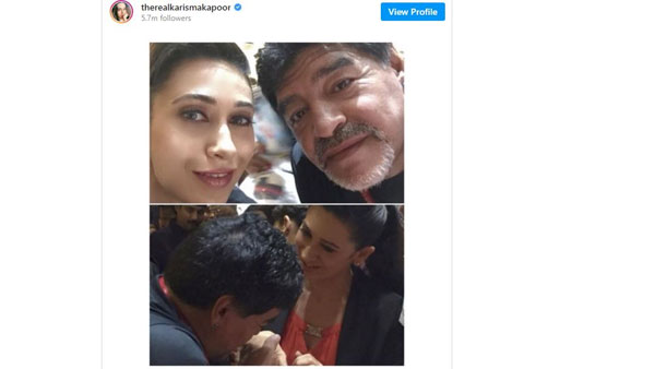 మారడోనాతో కరీనా కపూర్ 