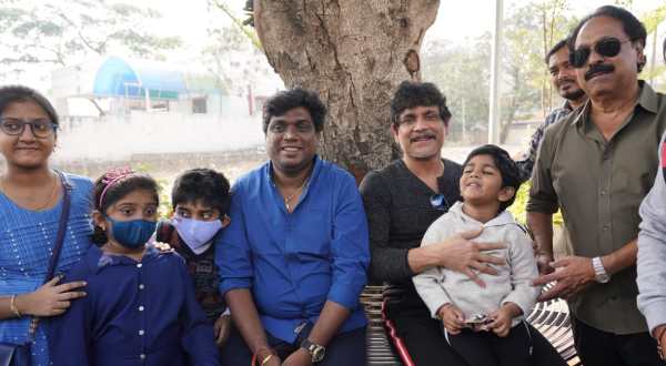 Akkineni Nagarjuna lays foundation stone for Jubilee Hills Society Park Akkineni Nagarjuna lays foundation stone for Jubilee Hills Society Park