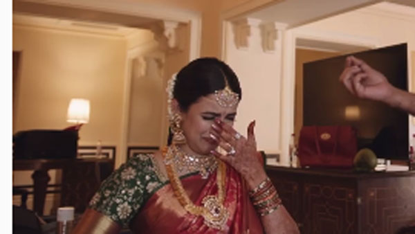 పెళ్లి కూతురిగా రెడీ అవుతున్న క్షణంలో..